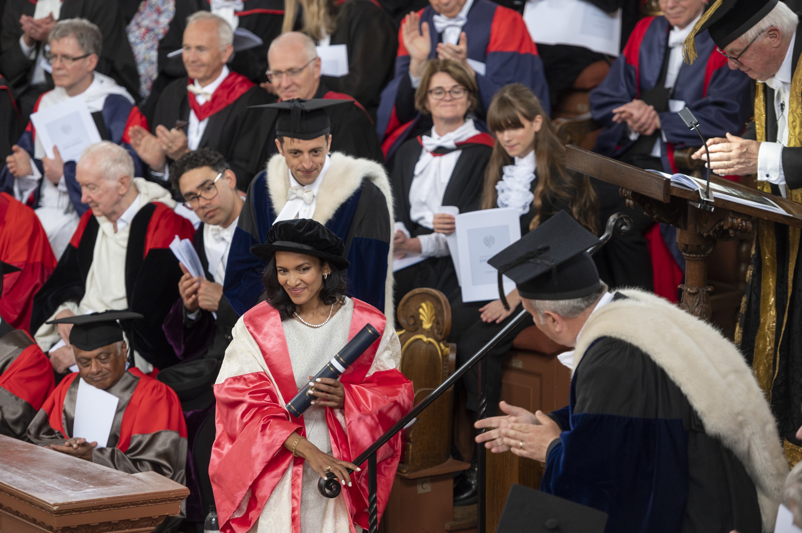 ANOUSHKA RECEIVES HONORARY DOCTORATE FROM OXFORD UNIVERSITY